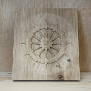 ships wheel cnc carving